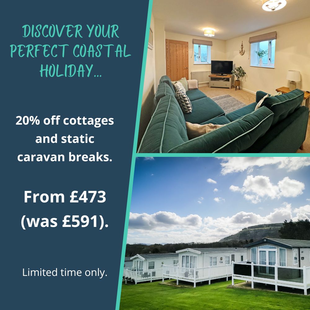 20% off static and cottages
